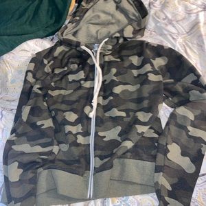 Camo zip up
